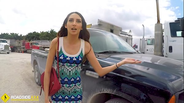 Roadside - Spicy Latina Nails A Huge Cock To Free Her Car