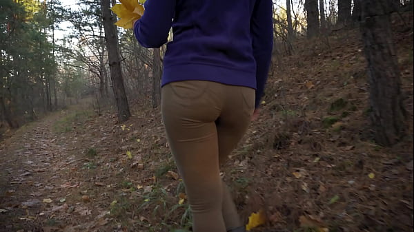 Pawg Cougar In Taut Jeans Walking Butt Fixation Visible Panty Line