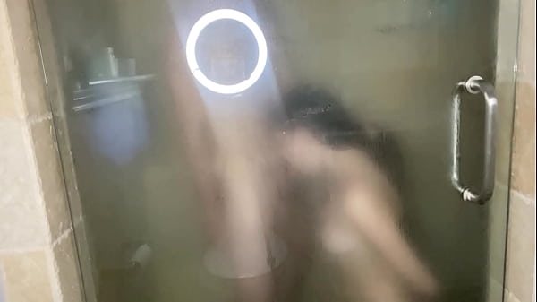 Screwing My Step Stepsisters Barely-legal Friend In The Shower - IceOnFire
