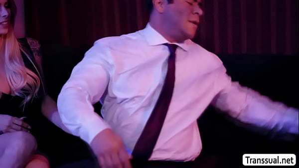 Trans Hoe Casey Kisses Barebacked By Rich Man