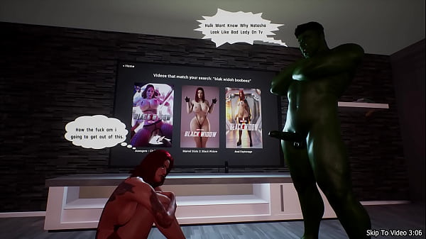 Hulk Drilling Black Widow [bookerdan] 3D Hentai