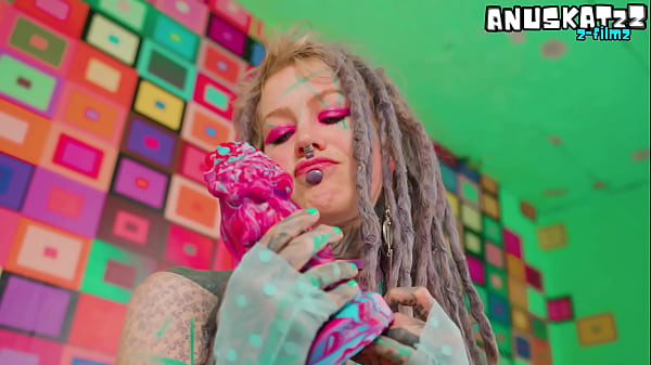 Inked Doll Cum Butt Sex – Massive Dildos, Wide Opening & Spraying Action