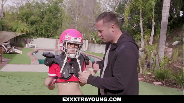 Asian Little Alexia Anders Takes Every Inch Of Danny's Colossal Member Inside Her Clenched Dripping Cunt After A Football Practice.