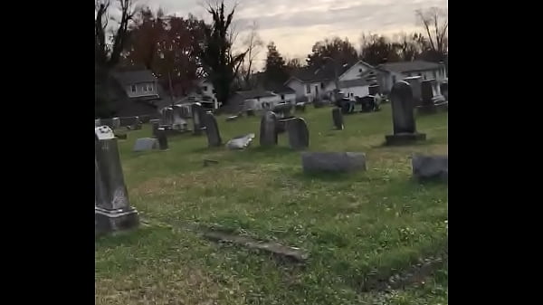 Cemetery Walk Exposes Green Orb That Bursts I To The Ground.