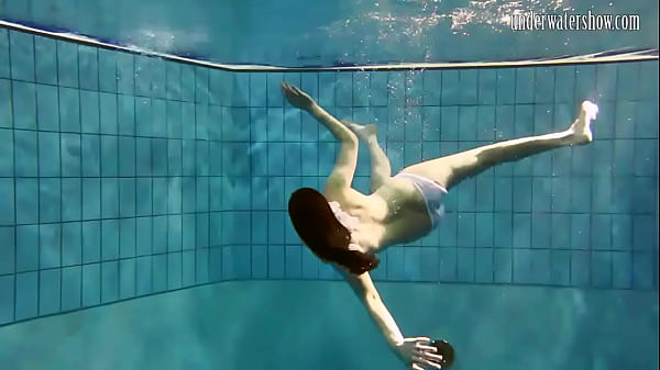 Hot Hottie Swims In The Sea Like A Mermaid