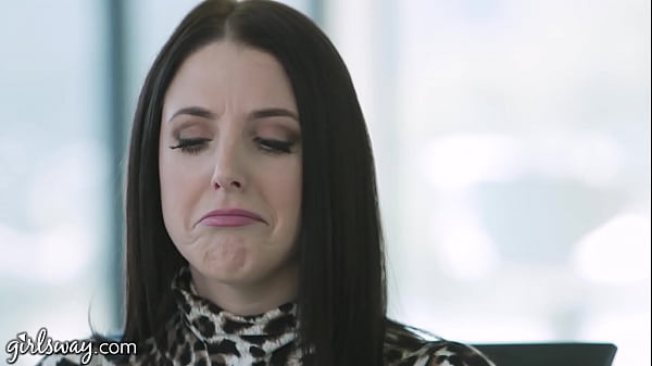 GIRLSWAY Top-heavy Angela White Gets Anally Controlled With A Strapon By Her Assistant Abella Danger