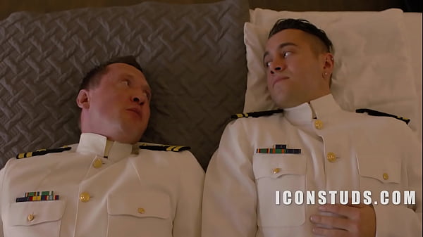 Two Guys In Uniform Open Up And Let Eachother In