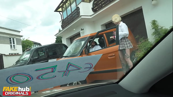 FAKEhub - Exploited Car Sales Hottie Utilizes Her Honeypot To Sell A Right Old Banger