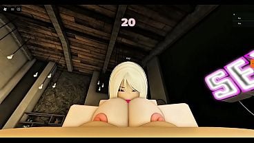 Tricking Babe Fucking With Friend In Roblox Condo