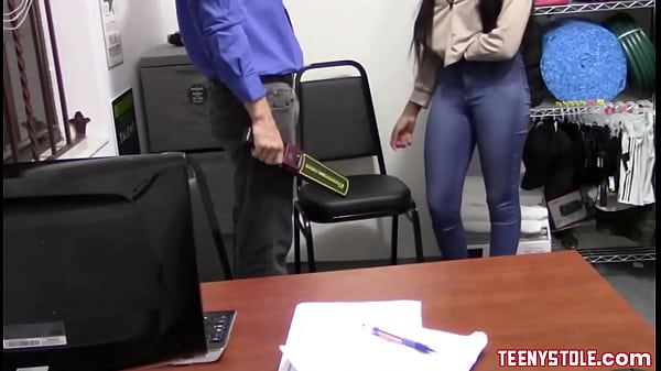 Ebony Cutie Shoplifter, Tori Montana Rammed Relentless By Officer