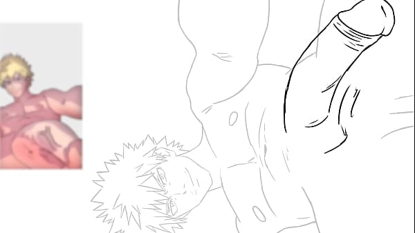 Bakugo Boner Growth Animation 1027 (From A Tiny Rod To A Massive Boner)
