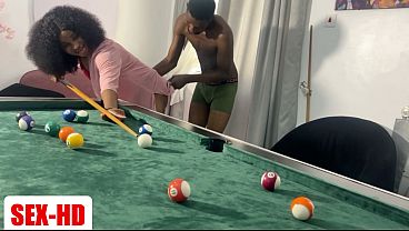 Couple Plows After A Snooker Session