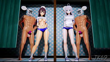 [R-18 MMD] Alya And Yuki Helltaker Sex Dance