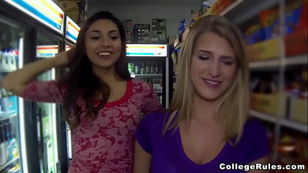 RULES - Dixie Belle And Serena Torres Getting Plowed In Public Mini Mart
