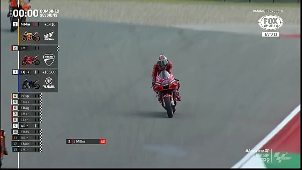 MOTO GP - Mundial De Motovelocidade Moto 2 - Treinos Livres GP Das Americas 01/10/2021
