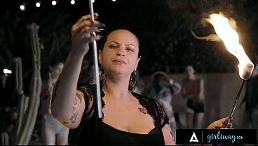 GIRLSWAY - Alexis Tae's Instant Attraction Towards Ana Foxxx Leads To Heated Affair During Party