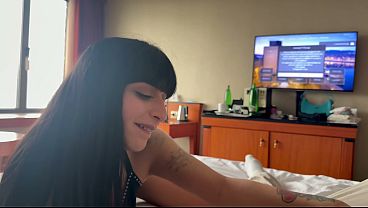 POV: Italian Barely-legal With Braces Get Railed In A Hotel Room After Party