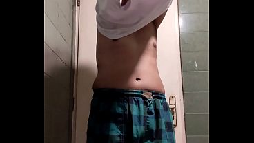 Iranian Boy Unwrapping With His Face Visible