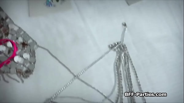 Party Chicks In Wanton Bikinis Splitting Relentless Shaft