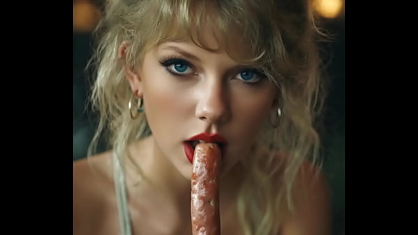 Taylor Swift Slurping Massive Sausage