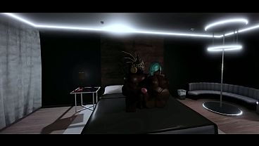 Thick Blue Haired Vixen Gets Railed (Test Video 0.0)