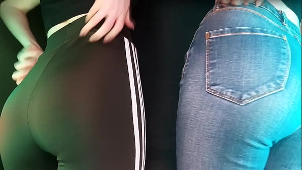 ASMR Twins Scratching / Intense ASMR Sexy Video Leggings And Jeans