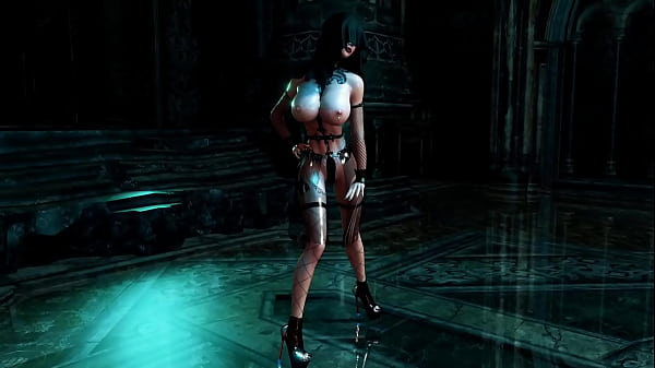 Busty Nasty Nun In Veil And Revealing Outfit Dance In Cathedral