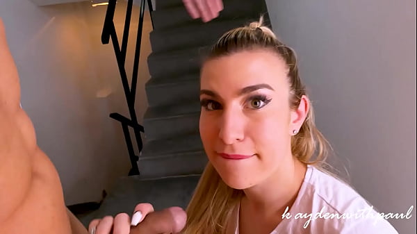 Risky Public Pounding On Hotel Hallway