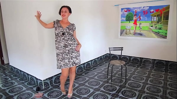Striptease On High Heels At Art Gallery. Broken Heels Nice Lady Reveals Her Bod When Peeling From White-black Dress. She Has No Panties Upskirt. Chick Desires To Pound Too Much.