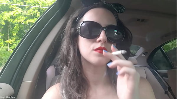 Sage Eldritch Red Lipstick Cigarette Blazing: Inhales & Exhales