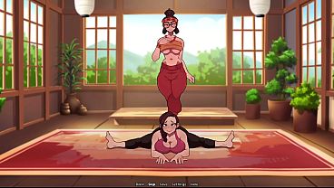 Yoga With Hot Hotwives - Bubbles And Honeys Part 16