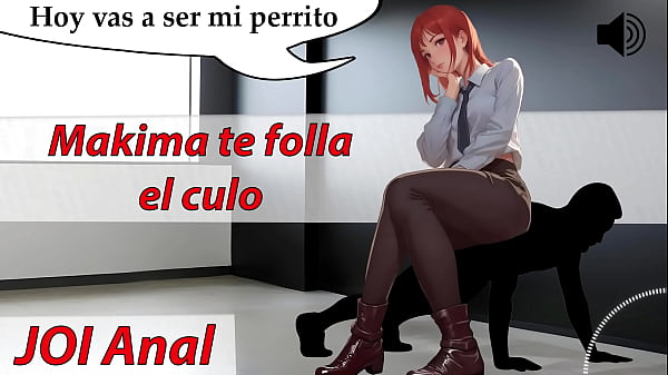 JOI Butt Sex ASMR Con Makima. Te Follare Como Un Perro. Voz Española.