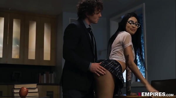 Bad Skool Chick Nina Pink Has To Be Funished By Her Professor