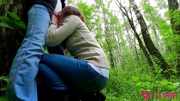 Pretty Girl Does Risky Fellatio In Public Park - Cream In Mouth - True True Candid Porn By Nata Lovely