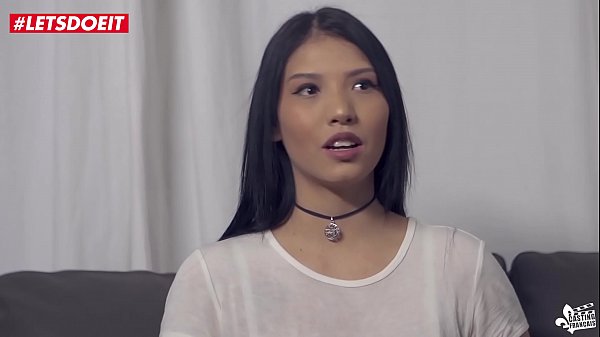 LETSDOEIT - French Shy Raven-haired Gets Slammed Powerful At Casting