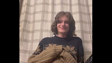 POV: You Nab Your Femboy Bff Wearing Your Sweater
