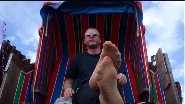 Schnappschuss Meiner Nylonfüße Im Strandkorb ** Urlaub Wangerland **