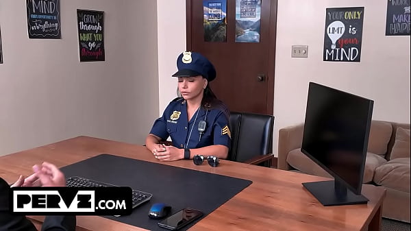 Brandy, The Dedicated Cop, Serves A Private Bj To Save Her StepSon And Career