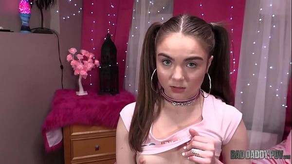 BadDaddyPOV - Pigtails Cutie Megan Marx Bounces On Her Stepdad's Rod