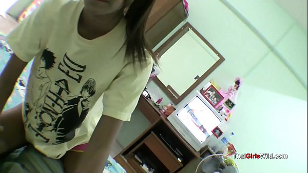 Thai Chick In Her Room With White Boyfriend