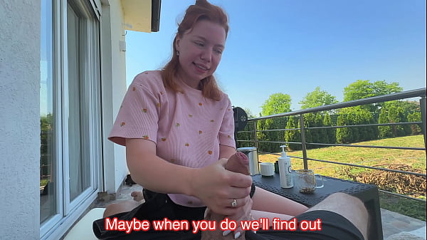 Risky Outdoor Romp! JIZZ ON FACE