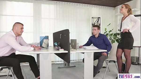 Alexis Crystal Has Fun With Bisex Co-workers