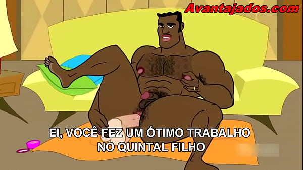 Desenho Gay O Negro E O Jardineiro