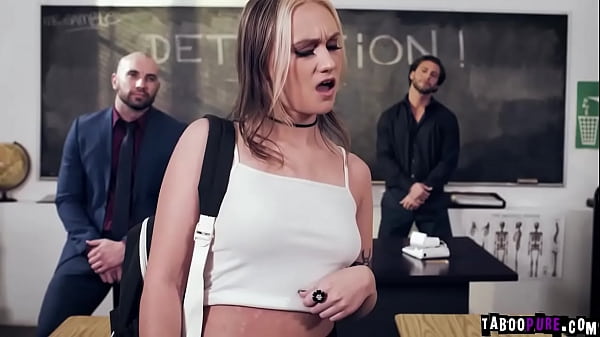 Pervy Tutor And Principal Manipulates Gwen Vicious Into Sex