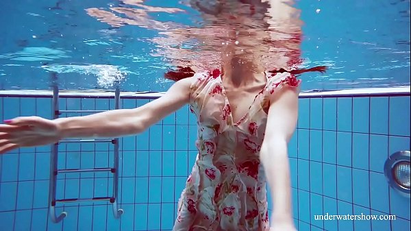 Dressed Croatian Babe Martina Swims Dresses