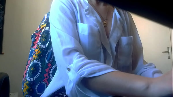 Steamy Secretary No Panties Under The Mini Skirt , Take Off Her Bra And Starting Finger Play Her Snatch