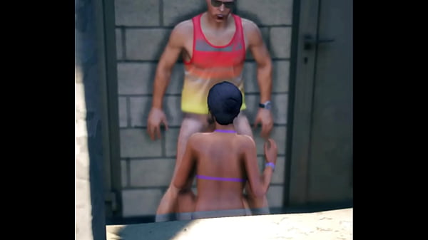 GTA 5 - Beach Bikini Chick Gets Banged In Public