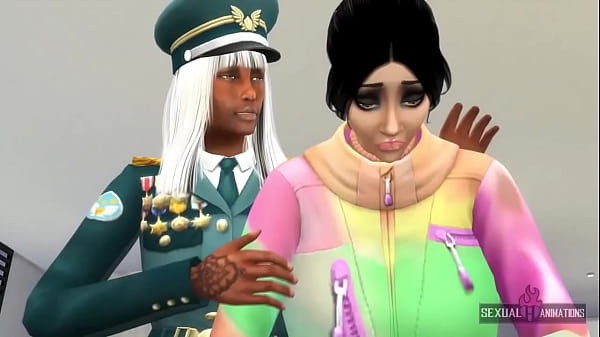 Colonel Comforts Single Lady Having Intense Rough Fun - Sexual Smoking Animations