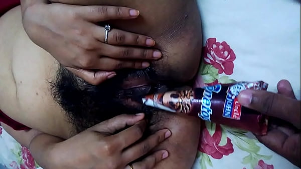 Mallu Gal Ketki From Mumbai Helping Boyfriend To Insert Cone Ice Cream In Pussy