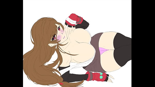 [Hentai] Tifa And Her Huge Boobies In A Lewd Pose, Displaying Her Snatch